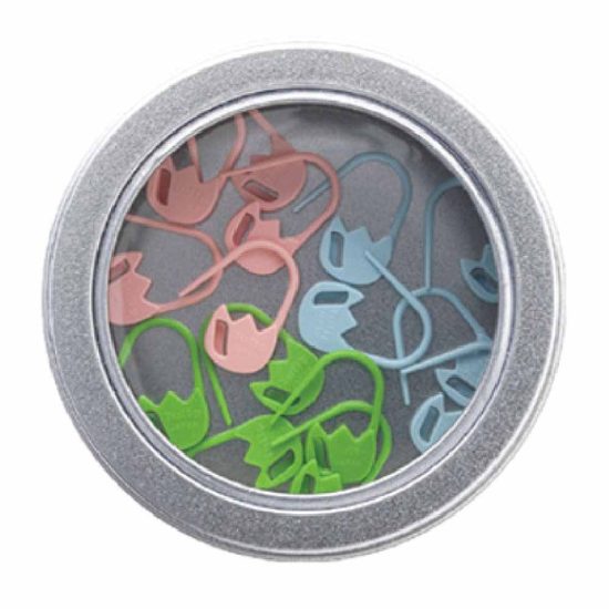 Tulip steekmarkeerders blauw roze groen